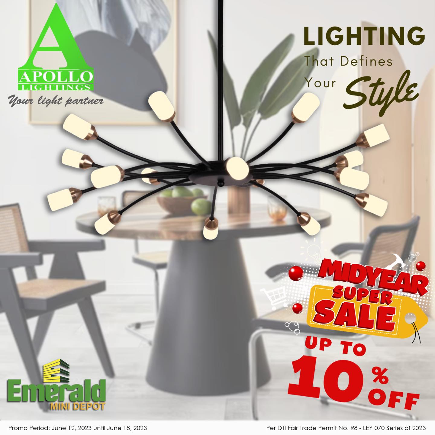 Apollo Lighting with focus